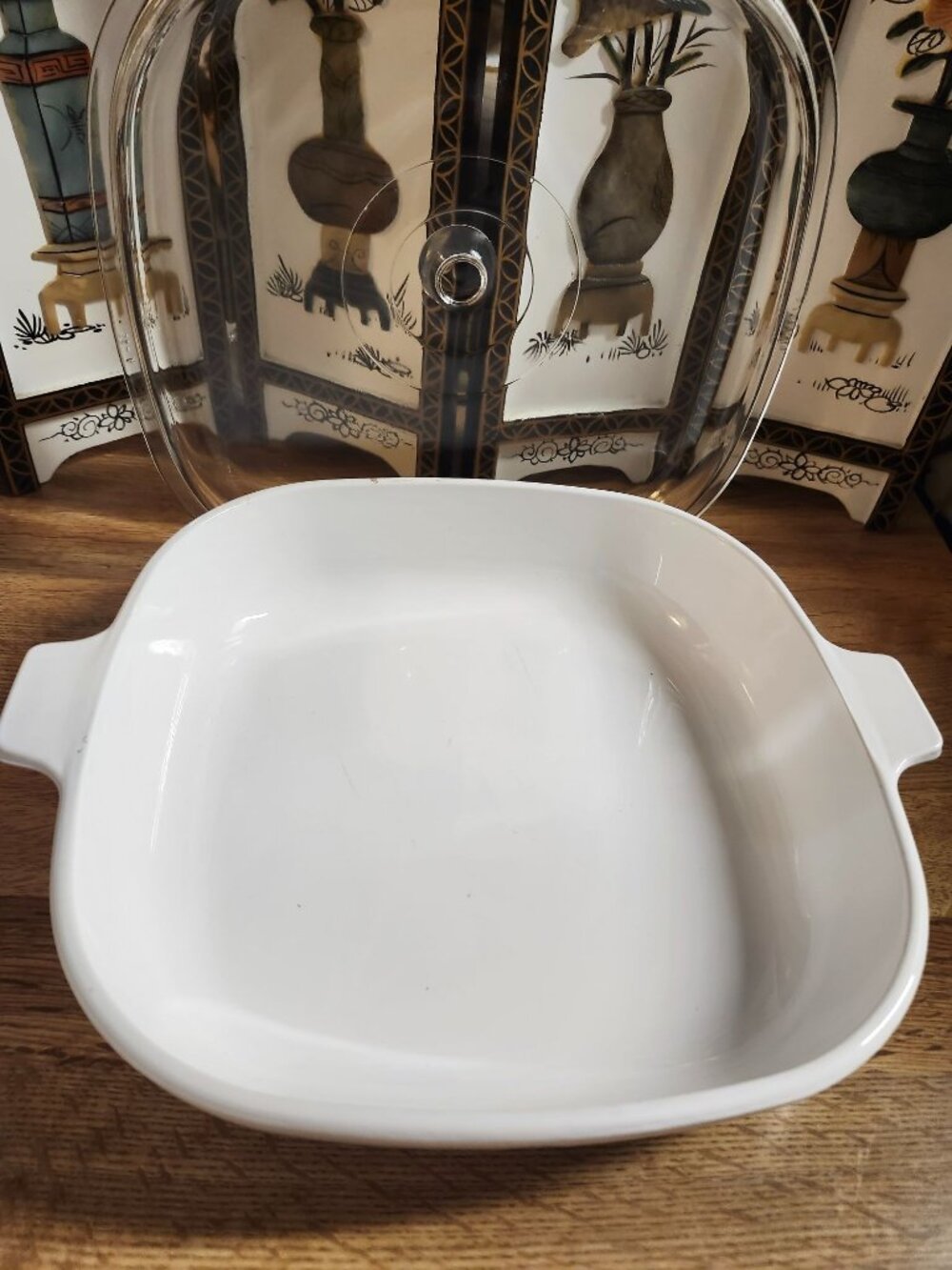 CorningWare Set of 3 Cornflower Blue Casserole Dishes w/Pyrex Lids Vintage - Picture 5 of 16